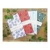 Miyamoto-Towel Japanese Tenugui Small Pattern Hand Towel Small Chrysanthemum 33x90cm Absorbent Quick-Drying Natural Material Gentle on Skin