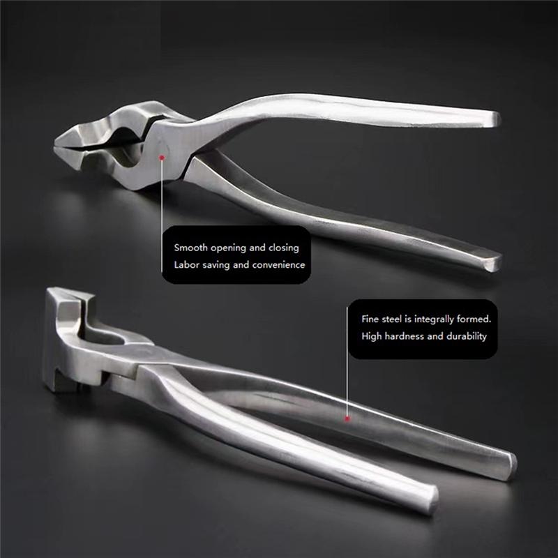 Good-Leather Edge Fixed Clamp Leather Bag Making Pliers Leather Edge Adjustment Flattening Pliers Shoemaker Repair Tools