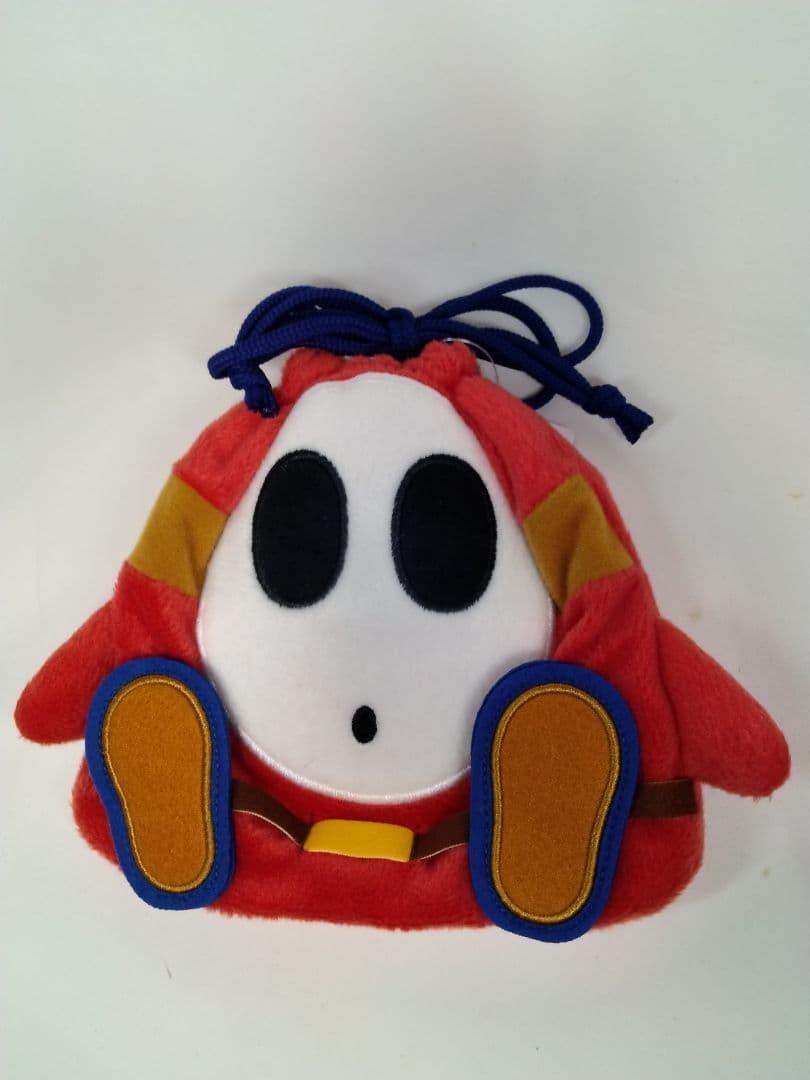 Shy Guy Plush Drawstring Pouch Super Nintendo World USJ Japan Exclusive