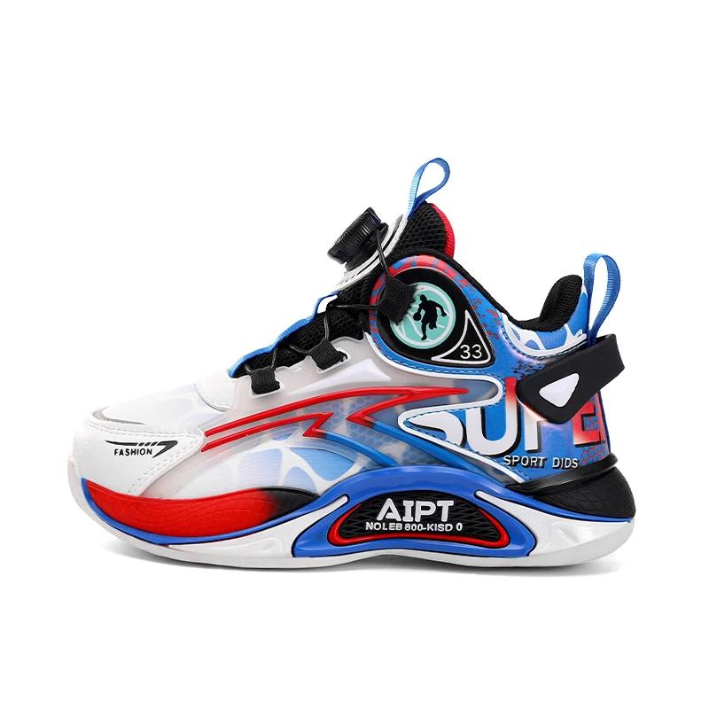 Children Sports Shoes Anti Slip Wear-resistant School Training Running Shoes Field Kids Basketball Shoes for Boys