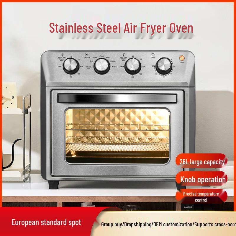 25L Stainless Steel Air Fryer Oven, CE CB Certified