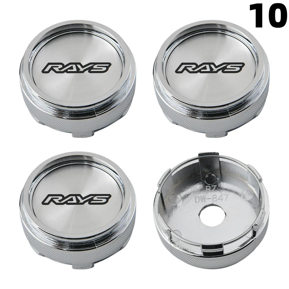 1 Zestaw/4 Szt. Średnica Zewnętrzna 66 MM / Średnica Wewnętrzna 62 MM Kołpaki Felg RAYS VOLK VR GRAM Logo Kołpak Środkowy Koła Pokrywa Koła Kołpaki Piasty Akcesoria do Opon Samochodów Sportowych