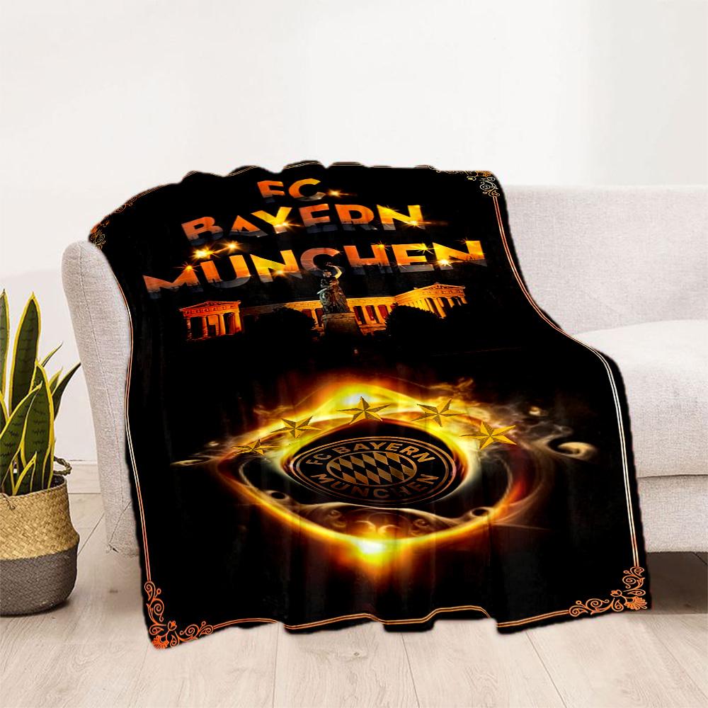 Bayern Munich Blanket Ultra-Soft Suitable for Livingroom Picnics Bedding Four Seasons Universal Stylish Decor