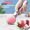 Batter Scooper Ice Non-Slip Handle Scoop Steel Stainless Cream Fruit with Trigger Kitchen Scoop Heavy Duty Metal for Balls
