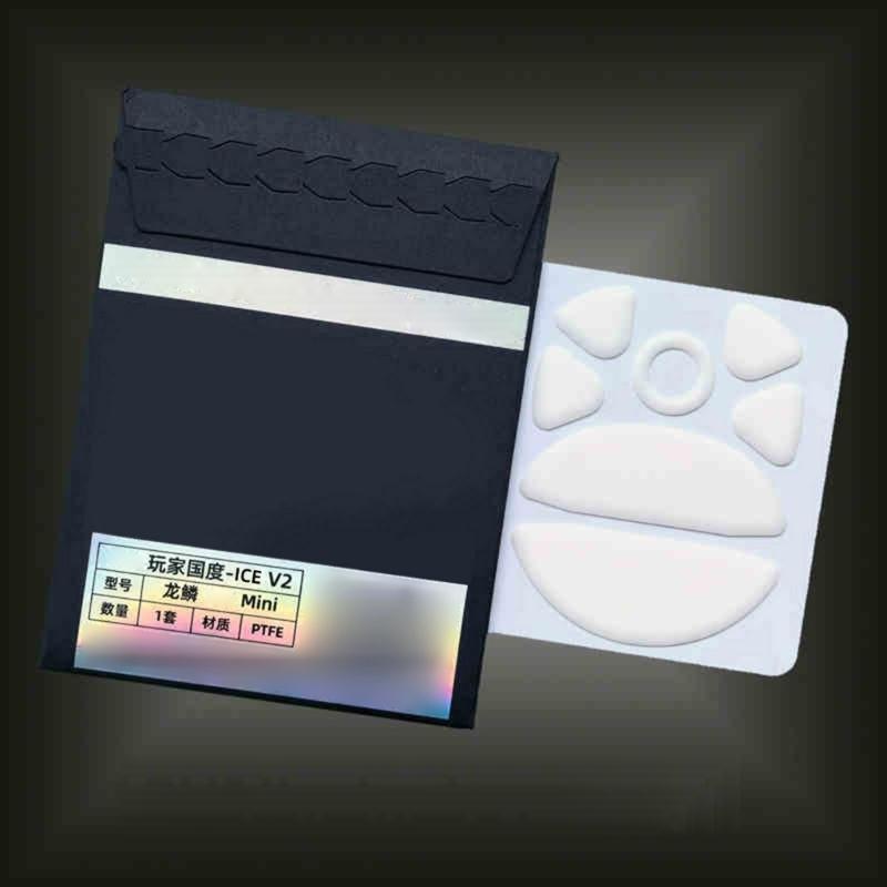 Esports Game Mouse Skates ICE Version Mouse Glides Feet For ROG Harpe Mini Mouse Stickers White