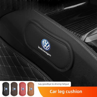 Lederen Auto Kniekussen Elastisch Beenkussen Armsteunkussen Accessoires Sleutel Voor VW Golf Caddy T-Cross T-ROC T5 ID3 Touran CC
