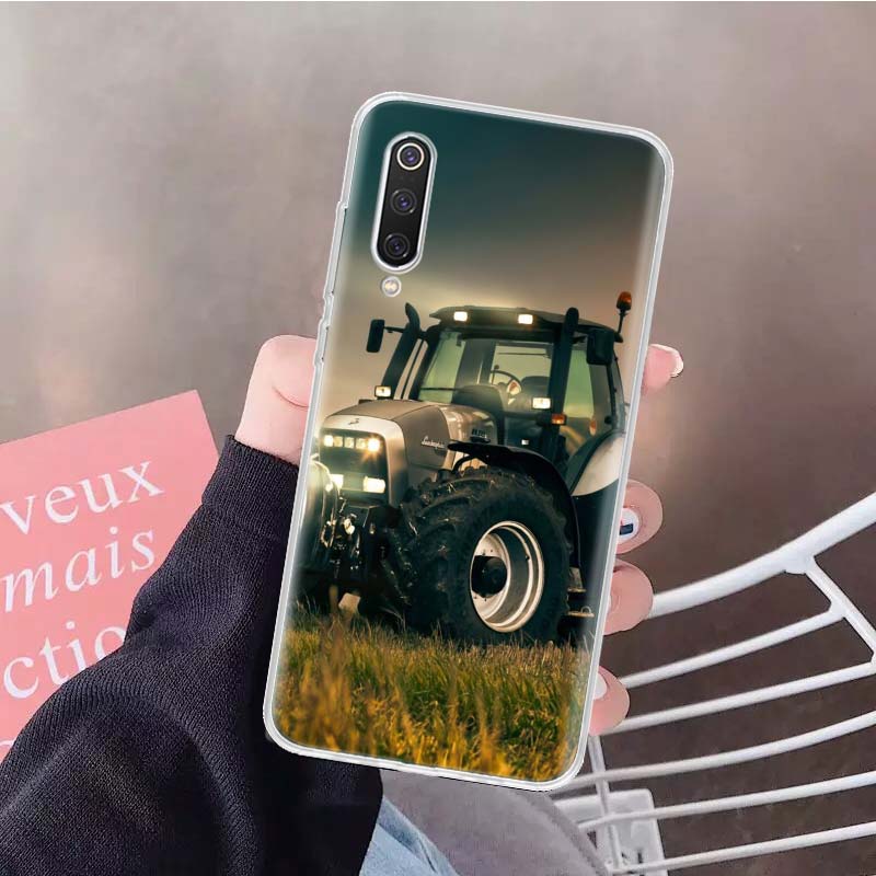 Farm Vehicle Tractor Soft Phone Case For Xiaomi Redmi Note 15 14 14S 13 12 Pro Plus 12S 11 11S 11E 10 10S 11T 5G Fundas Coque Re