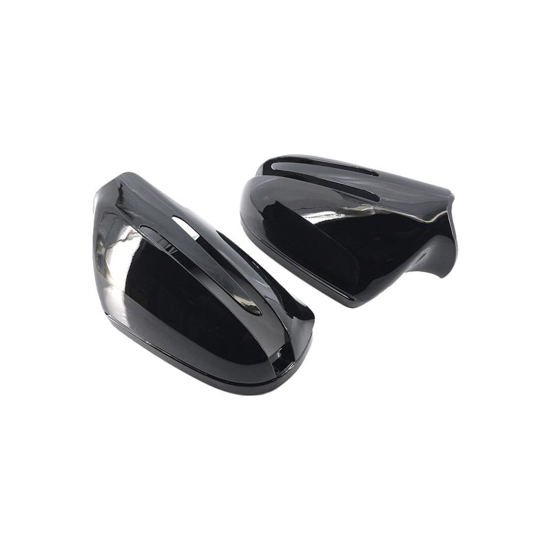 2pcs Rearview Side Mirror Covers Cap 2198102576 for Mercedes Benz W207/C207 CLS Class W219 R230 R171 2008-2011