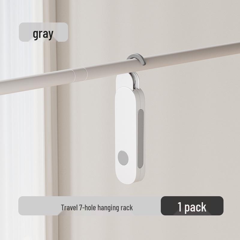 Portable Foldable Multi-Hole Clothes Hanger for Travel and Business Trips