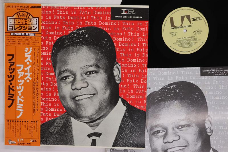 

Виниловая пластинка FATS DOMINO This Is Fats Domino LAX315 UNITED ARTISTS 1979 Япония Obi Рок Б/у