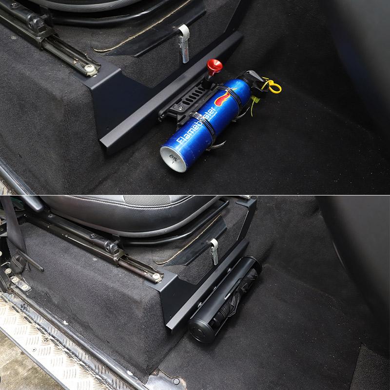 For Land Rover Defender 90 110 130 2004-2019 Car Seat Umbrella Storage Tool Box Stowing Tidying Extinguisher Bracket jvhn2