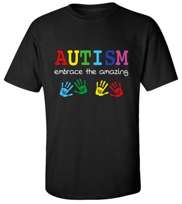 Abraza La Increíble Camiseta del Autismo mu714 Camiseta 100% Algodón Camiseta Unisex
