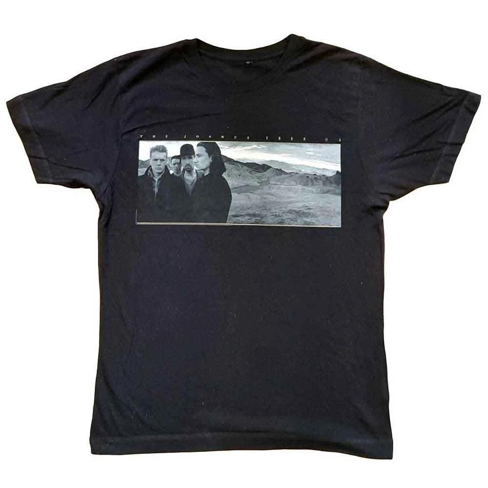 Official U2 Joshua Tree 2017 European Tour Unisexs Black T Shirt U2 Classic Tee M
