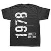 Unisex Unisex Retro Vintage 1978 Tee Tops Round Neck ShortSleeve Fashion Tshirt Clothing Basic 2026 New Cotton Summer Tshirts