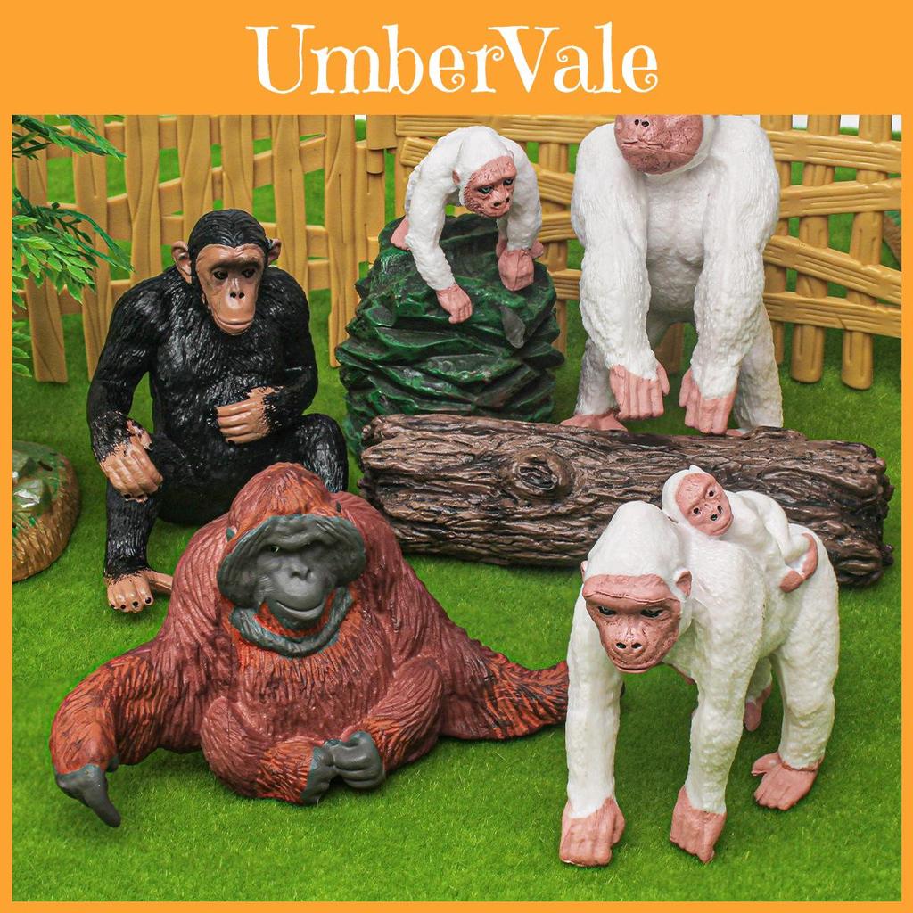 Wild Animal Gorilla Pvc Model For Childrens Learning And Collection