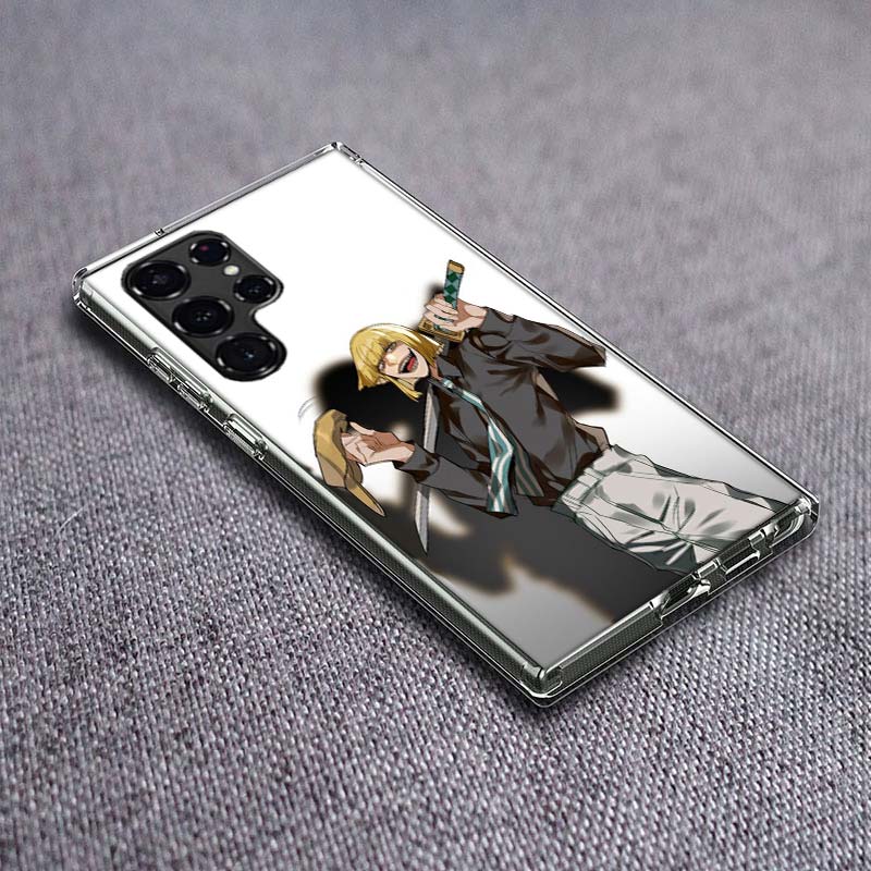 Bleach Shinji Hirako Phone Case For Samsung Galaxy S24 S23 S21 S20 FE S22 S26 Ultra S25 Edge S10 Plus Cover Clear TPU Capa Shell