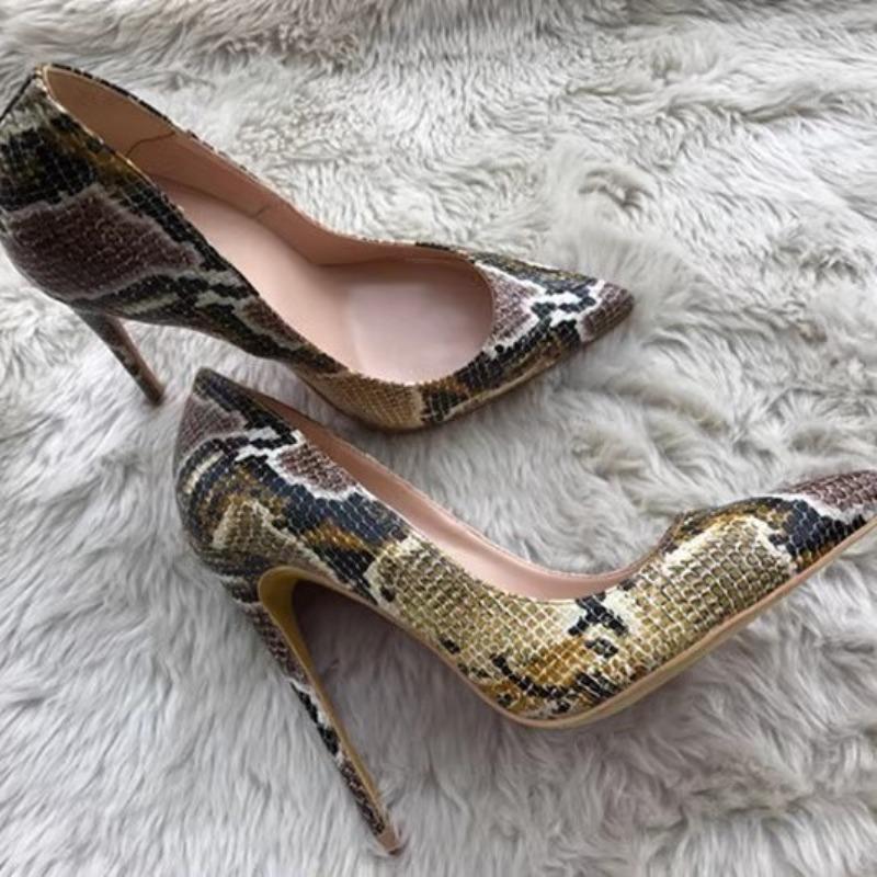 Snake pattern PU pointed head light