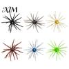 Freshwater Fish Lures 5Pcs Bionic Sea Urchin Lure, 4cm/0.5g, 7cm/1.6g, 9cm/2.8g, 11cm/8.7g Floating Fishing Accessories Artificial Bait, Fuzzy