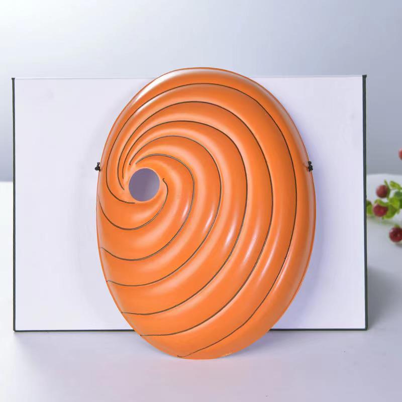 Naruto Uchiha Obito Tobi Akatsuki Cosplay Set: Coat, Shoes, Mask, and Ring