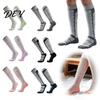 Comfortable Compression Socks for Skiing Unisex Cotton Ski Women Men, Thermal Snowboard Socks, Non Slip Moisture Wicking Climbing Cuff Winter