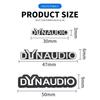 5pcs/10pcs high-quality Metal Dyn94ao logo car Hi-Fi Speaker 94ao Speaker Badge stereo Emblem sticker Auto styling accessoriesa94