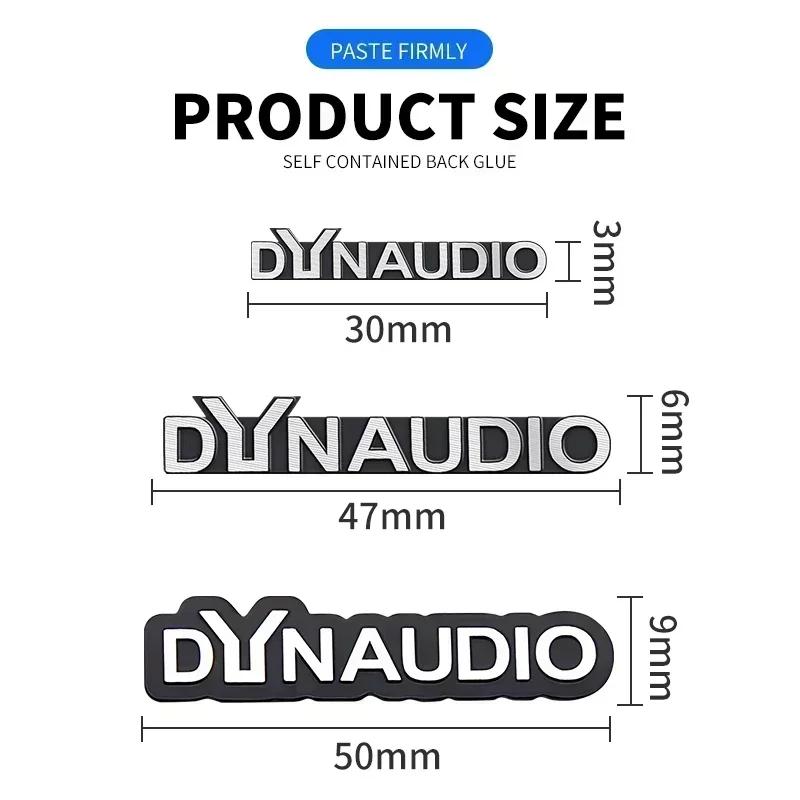 5pcs/10pcs high-quality Metal Dyn94ao logo car Hi-Fi Speaker 94ao Speaker Badge stereo Emblem sticker Auto styling accessoriesa94