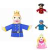 Cute Cartoon Half-body Professional Puppet With Control Rod Plush Toy Early Education Doll 40cm