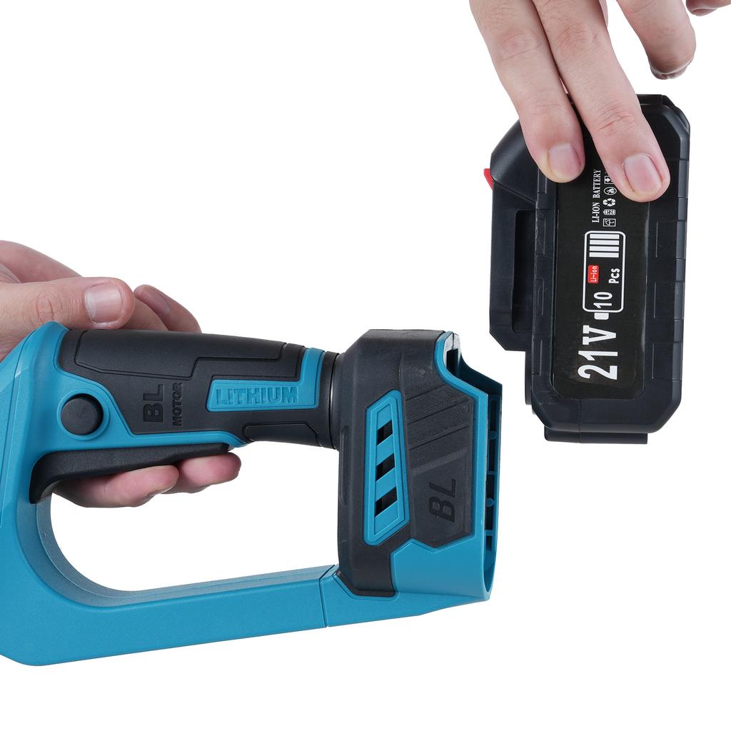 Snow Shovel 21V Electric Brushless Snow Blower WalkBehind Snow Thrower with Retractable Rod