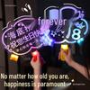 Birthday Light-Up Handheld Sign - Glowing Party and Event Cheering Prop