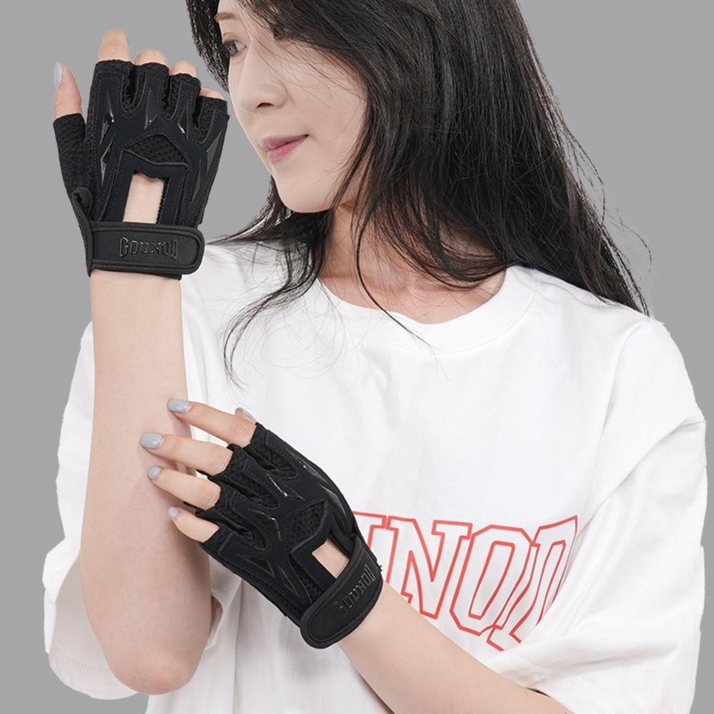 Wear-Resistant Fitness Cycling Gloves Anti-Slip Half Finger Cycling Gloves  Outdoor Sport