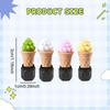 4x Tire Valve Stem Air Ice Cream Cones Funny Covers for Cars SUV Motorcycles Trucks