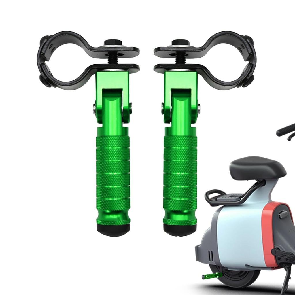 Motorcycle Foot Pegs Bike Step Bars Left and Right Set Aluminum Alloy Foot Pegs