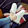 Timeless White Korean Female Flat Leather Sneaker For Sports And Students
