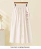 Mom's Chinese-Style Summer Set: Short Sleeve Embroidered Top for Middle-Aged & Elderly Women