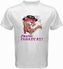 Faster Pussycat Metal Rock Band Cat Logo Men's White Black T Shirt Size S 3Xl