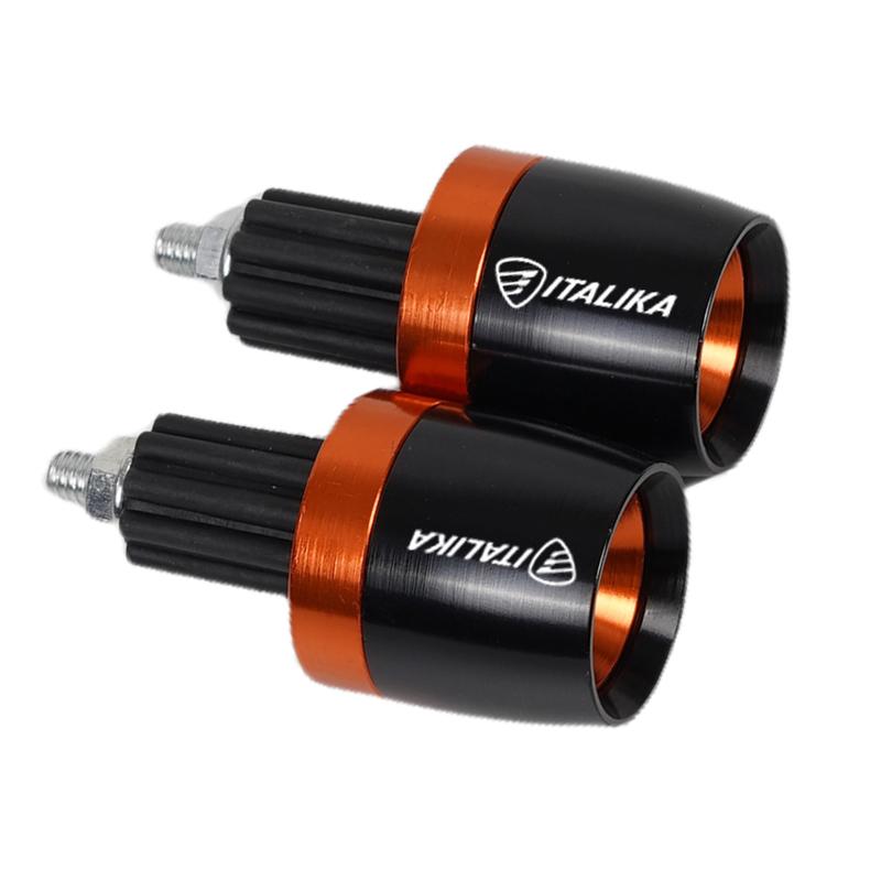 Motorcycle Handlebar Grips Handle Bar Cap End Plug For ITALIKA 125 Z 150 SZ 150 200 250Z AT110 AT125 RT Accessories CNC Aluminum