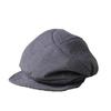 Vintage Octagonal Cap Newsboy Peaked Hat Korean Plaid Beret  Women