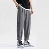 Men's Ice Silk Loose Fit Cuffed Casual Pants