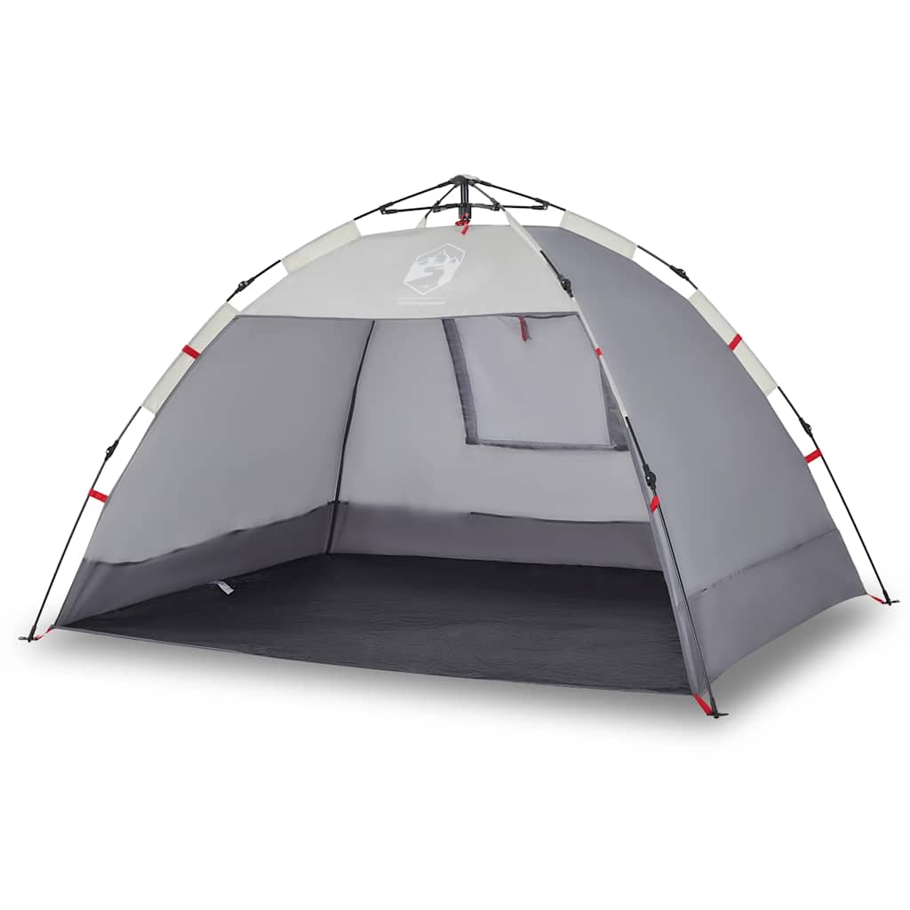 Vidaxl Beach Tent, 2-Person, Grey, Waterproof