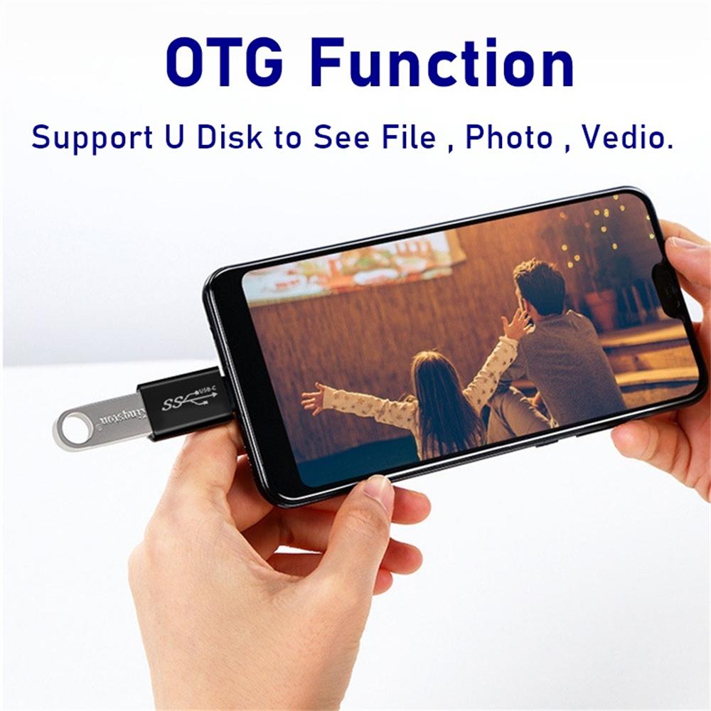 NNBILI Universal OTG Type C Adapter USB C Male to USB-A Male Female Converter for Macbook Huawei Samsung Note Ipad Connector