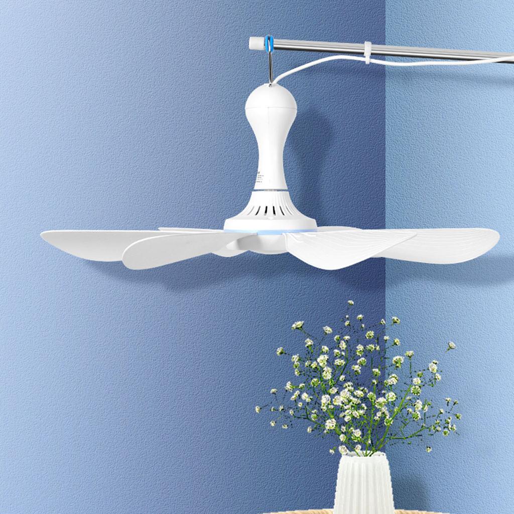 Ultra leiser Hängeventilator 6 Flügel Sommer Deckenventilatoren 5W Energiesparender Hängeventilator