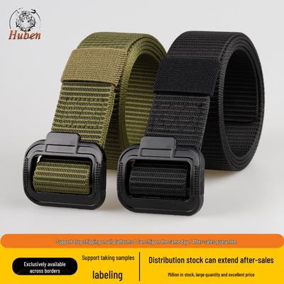 3.8cm Nylon Tactical Belt with Alloy Ladder Buckle