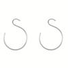 2PCS Aluminum Zinc Zinc Alloy Scarf Bag Hook Space-Saving Closet Organizer Hooks  Clothing Hanging