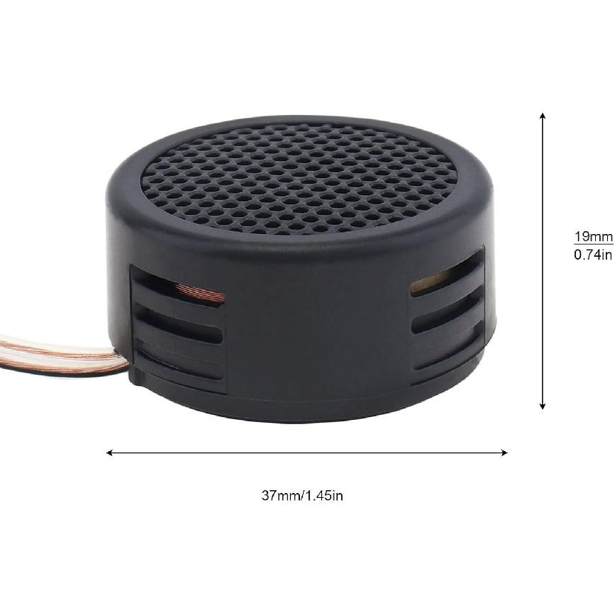 Car Tweeters, 2pcs 500W High Efficiency Mini Dome Tweeter Speakers for Car Audio System