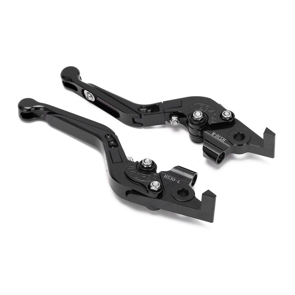 Motorcycle Adjustable Brake Clutch Lever CNC Aluminum Alloy Replacement for YAMAHA TMAX 530 2012‑2019Black