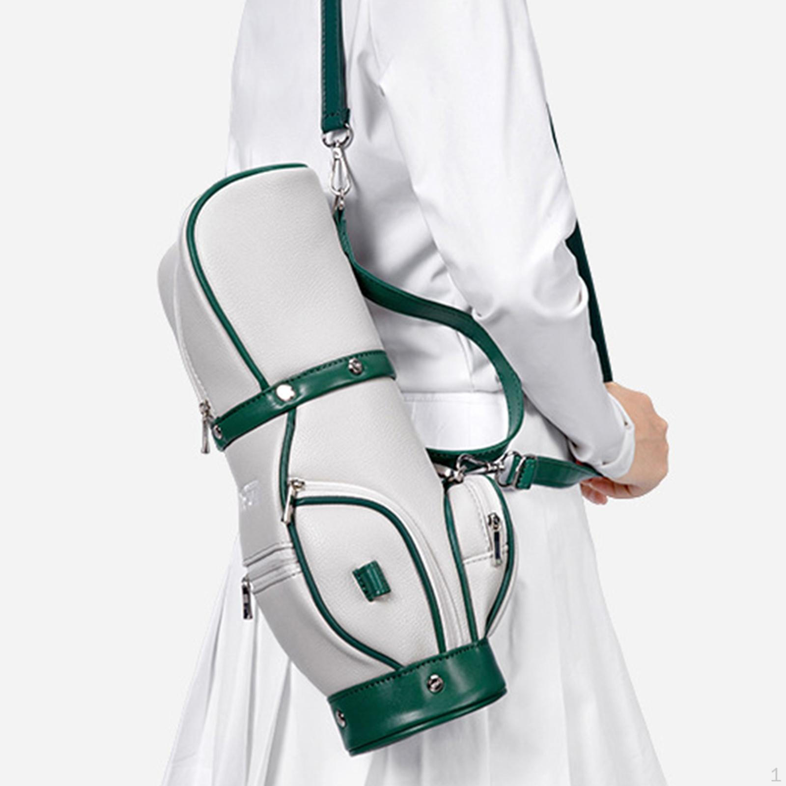 Golf Bag Ball Holder Lovely Lightweight PU Leather Tee Storage for