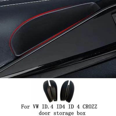 For VW ID.4 ID4 ID 4 CROZZ Car Interior Door Handle Armrest Storage Box Container Organizer Holder Tray Saving Space