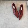 Fashion Summer new solid color pointed retro casual shallow mouth single shoe casual fashion simple versatile women's flat shoes