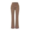 Pure Desire Style Sexy Slim Fit 2-Piece Set Long Sleeve T-Shirt Flare Pants / Midi Skirt Women