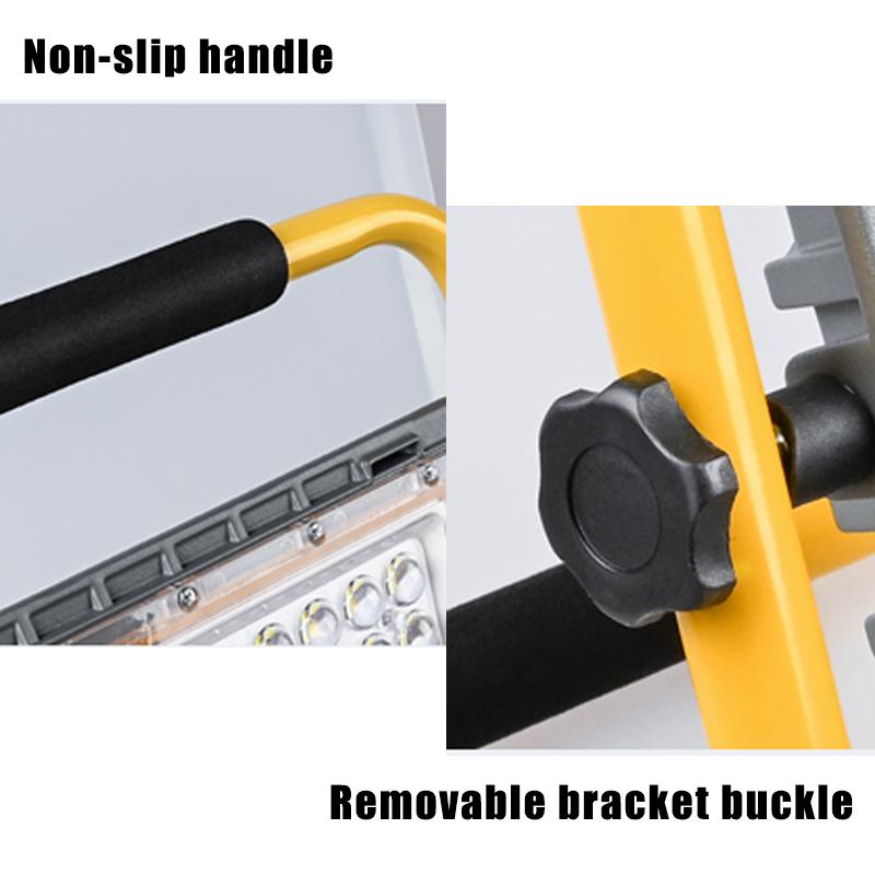 Foldable IP65 Outdoor Emergency Lighting Portable Rechargeable 100W Solar Led Flood